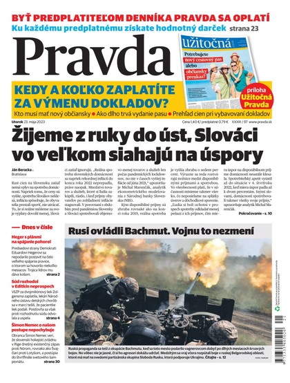 E-magazín Denník Pravda 23. 5. 2023 - OUR MEDIA SR a. s.