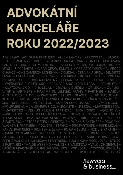 E-magazín Lawyers & Business - Speciál I: Advokátní kanceláře roku 2022/2023 - A 11 s.r.o.