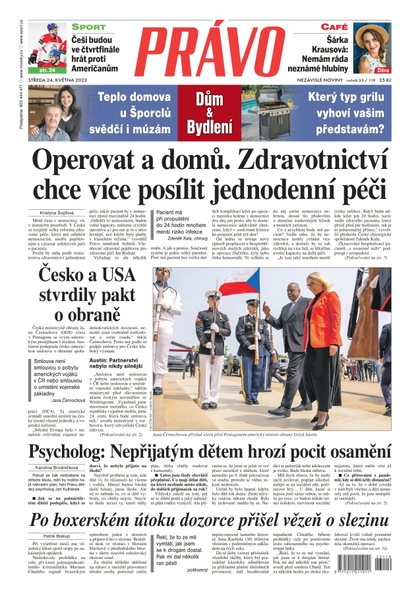 E-magazín Deník Právo - 24.5.2023 - Borgis, a.s.