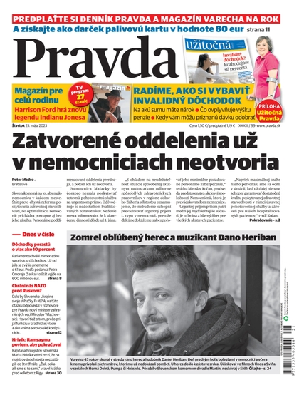 E-magazín Denník Pravda 25. 05. 2023 - OUR MEDIA SR a. s.