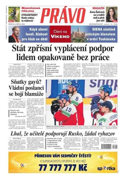 E-magazín Deník Právo - 26.5.2023 - Borgis, a.s.