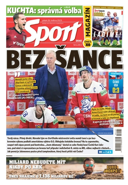 E-magazín Sport - 26.5.2023 - CZECH NEWS CENTER a. s.