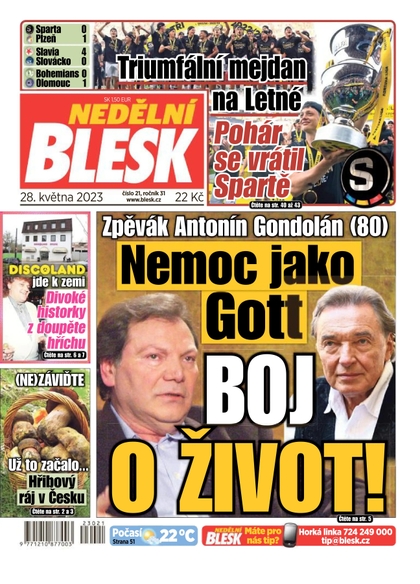 E-magazín Nedělní Blesk - 28.5.2023 - CZECH NEWS CENTER a. s.