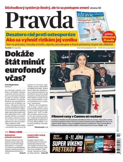 E-magazín Denník Pravda 29. 5. 2023 - OUR MEDIA SR a. s.