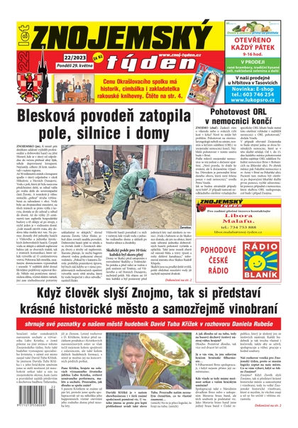 E-magazín Znojemský týden 22/2023 - Znojemský týden