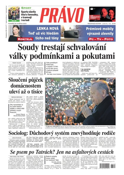 E-magazín Deník Právo - 29.5.2023 - Borgis, a.s.