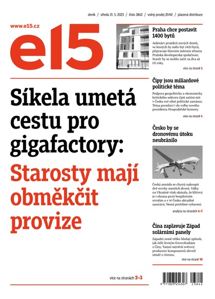 E-magazín E15 - 31.5.2023 - CZECH NEWS CENTER a. s.