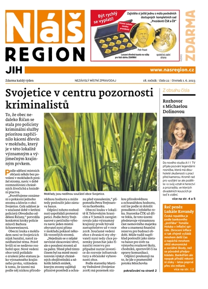 E-magazín Náš Region - Jih 22/2023 - A 11 s.r.o.