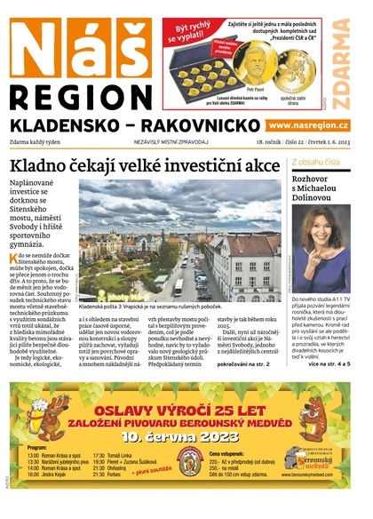 E-magazín Náš Region - Kladensko/Rakovnicko 22/2023 - A 11 s.r.o.