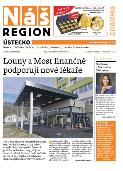 E-magazín Náš Region - Ústecko 22/2023 - A 11 s.r.o.