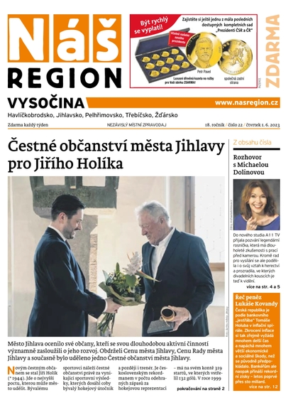 E-magazín Náš Region - Vysočina 22/2023 - A 11 s.r.o.