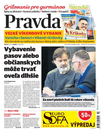 E-magazín Denník Pravda 9. 6. 2023 - OUR MEDIA SR a. s.