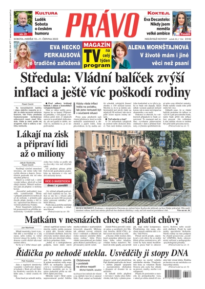 E-magazín Deník Právo - 10.6.2023 - Borgis, a.s.