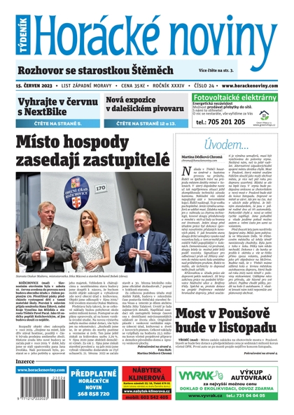 E-magazín Horácké noviny 24/2023 - Horácké noviny
