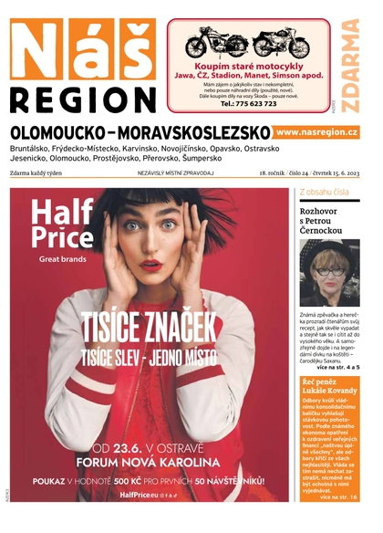 E-magazín Náš Region - Olomoucko/Moravskoslezsko 24/2023 - A 11 s.r.o.