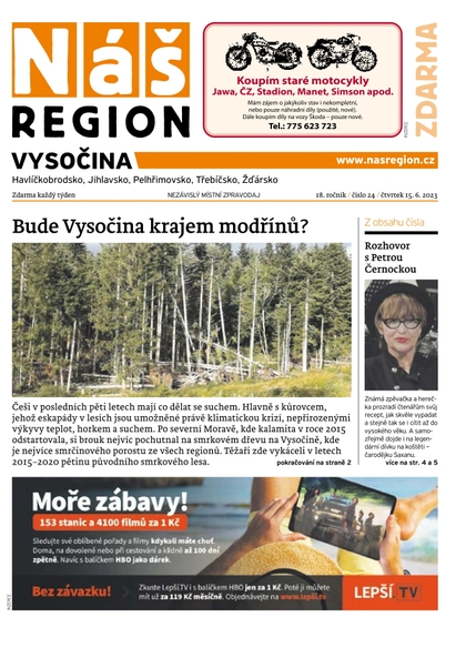 E-magazín Náš Region - Vysočina 24/2023 - A 11 s.r.o.
