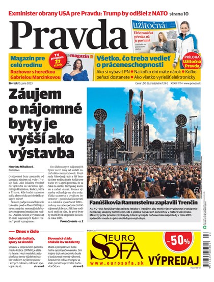E-magazín Denník Pravda 15. 6. 2023 - OUR MEDIA SR a. s.