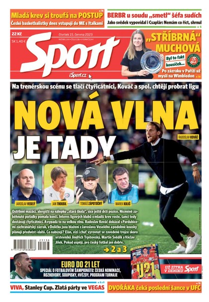 E-magazín Sport - 15.6.2023 - CZECH NEWS CENTER a. s.