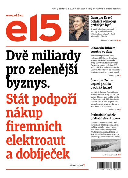 E-magazín E15 - 15.6.2023 - CZECH NEWS CENTER a. s.