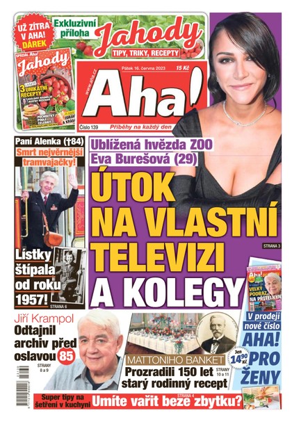 E-magazín AHA! - 16.6.2023 - CZECH NEWS CENTER a. s.