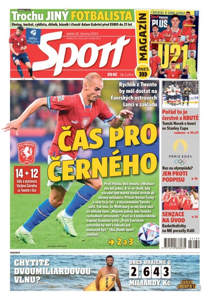 E-magazín Sport - 16.6.2023 - CZECH NEWS CENTER a. s.