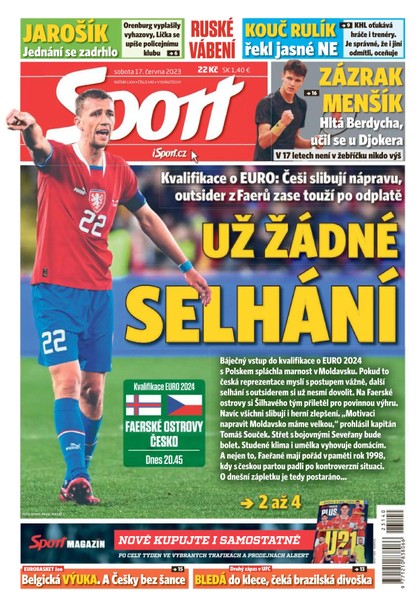 E-magazín Sport - 17.6.2023 - CZECH NEWS CENTER a. s.