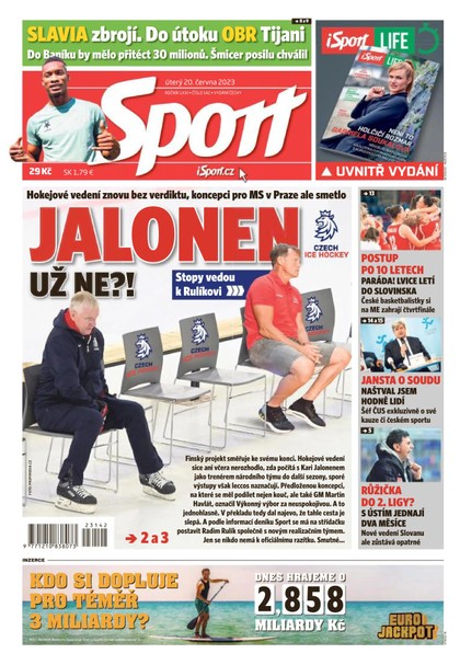 E-magazín Sport - 20.6.2023 - CZECH NEWS CENTER a. s.