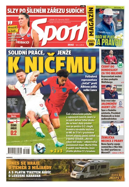 E-magazín Sport - 23.6.2023 - CZECH NEWS CENTER a. s.