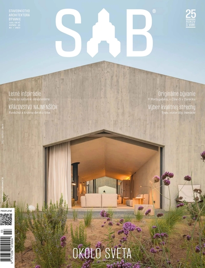 E-magazín SaB – Stavebníctvo a bývanie júl/august 2023 FREE - MEDIA/ST s.r.o.
