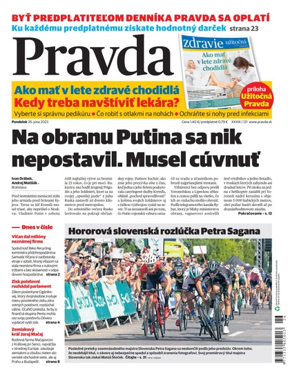 E-magazín Denník Pravda 26. 6. 2023 - OUR MEDIA SR a. s.