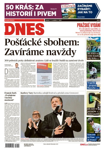 E-magazín MF DNES - 1.7.2023 - MAFRA, a.s.