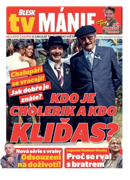 E-magazín Blesk Tv manie - 1.7.2023 - CZECH NEWS CENTER a. s.