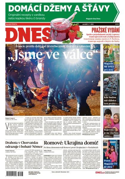 E-magazín MF DNES - 3.7.2023 - MAFRA, a.s.