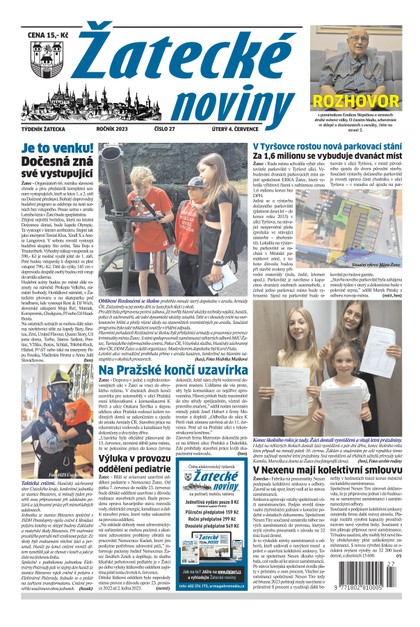 E-magazín Žatecké noviny 27/23 - Ohře Media