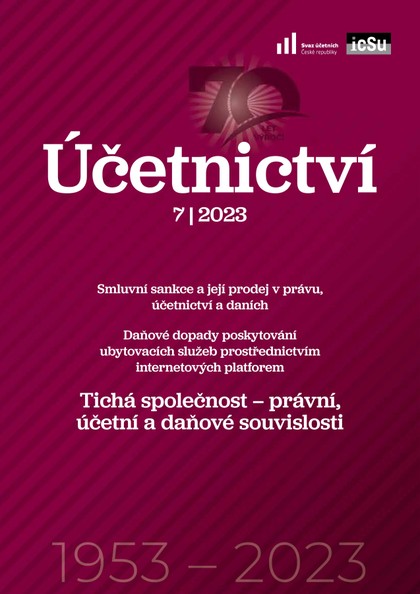 E-magazín Účetnictví č. 7/2023 - Svaz účetních České republiky, z. s.