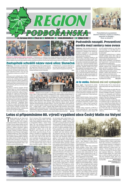 E-magazín Region Podbořanska 28/23 - Ohře Media