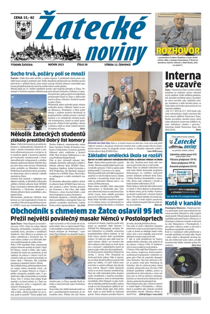 E-magazín Žatecké noviny 28/23 - Ohře Media