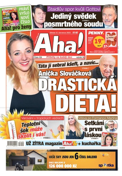 E-magazín AHA! - 12.7.2023 - CZECH NEWS CENTER a. s.