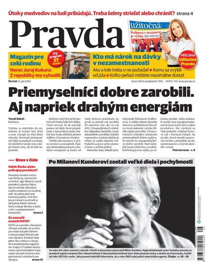 E-magazín Denník Pravda 13. 7. 2023 - OUR MEDIA SR a. s.