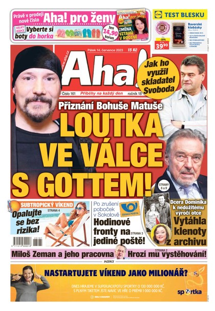 E-magazín AHA! - 14.7.2023 - CZECH NEWS CENTER a. s.