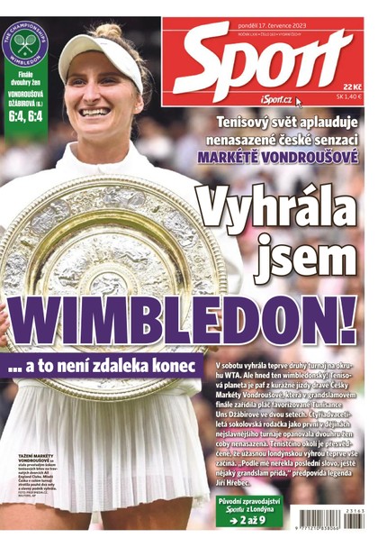E-magazín Sport - 17.7.2023 - CZECH NEWS CENTER a. s.
