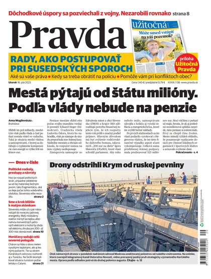 E-magazín Denník Pravda 18. 7. 2023 - OUR MEDIA SR a. s.