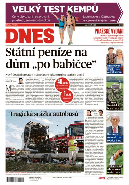E-magazín MF DNES - 18.7.2023 - MAFRA, a.s.