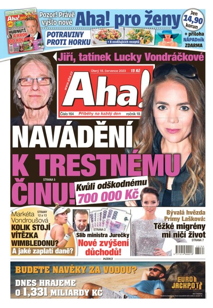 E-magazín AHA! - 18.7.2023 - CZECH NEWS CENTER a. s.