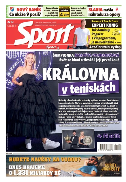E-magazín Sport - 18.7.2023 - CZECH NEWS CENTER a. s.