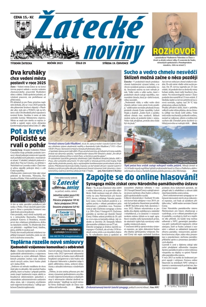 E-magazín Žatecké noviny 29/23 - Ohře Media