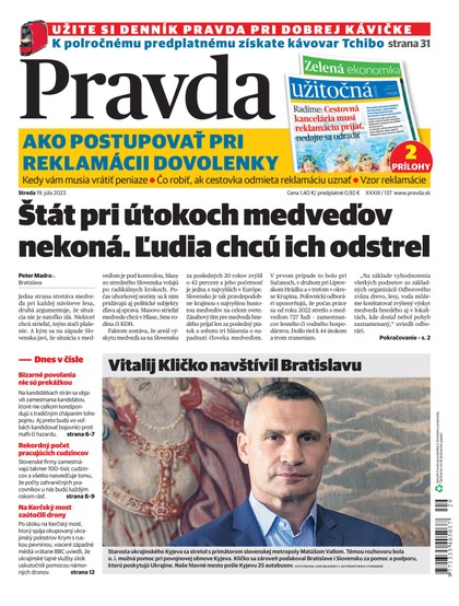 E-magazín Denník Pravda 19. 7. 2023 - OUR MEDIA SR a. s.