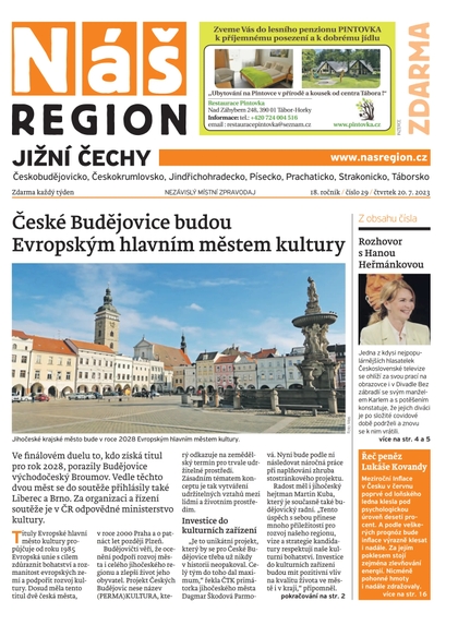 E-magazín Náš Region - Jižní Čechy 29/2023 - A 11 s.r.o.