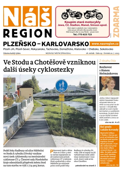 E-magazín Náš Region - Karlovarsko 29/2023 - A 11 s.r.o.