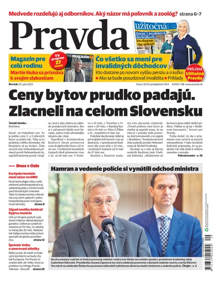 E-magazín Denník Pravda 20. 7. 2023 - OUR MEDIA SR a. s.